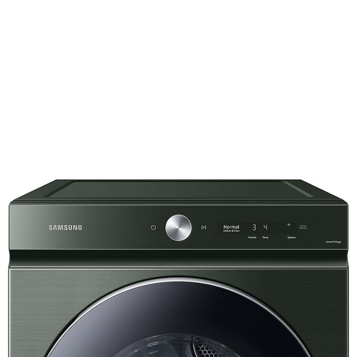 Samsung - BESPOKE 7.6 Cu. Ft. Stackable Smart Gas Dryer with Steam and AI Optimal Dry - Forest Green_10