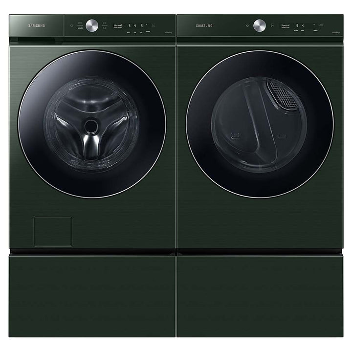 Samsung - BESPOKE 7.6 Cu. Ft. Stackable Smart Gas Dryer with Steam and AI Optimal Dry - Forest Green_5