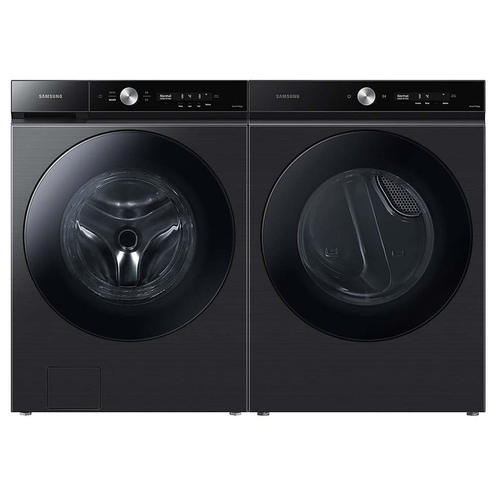 Samsung - BESPOKE 7.6 Cu. Ft. Stackable Smart Gas Dryer with Steam and Super Speed Dry - Brushed Black_10