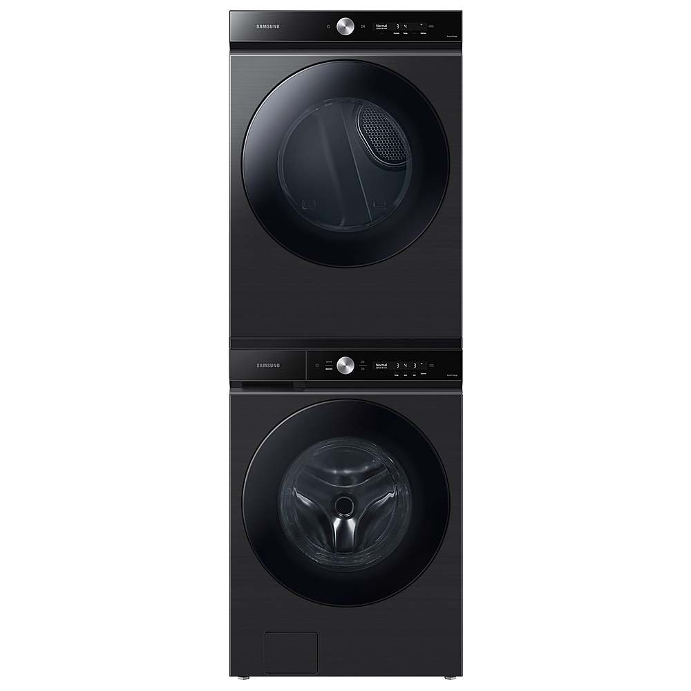 Samsung - BESPOKE 7.6 Cu. Ft. Stackable Smart Gas Dryer with Steam and Super Speed Dry - Brushed Black_8