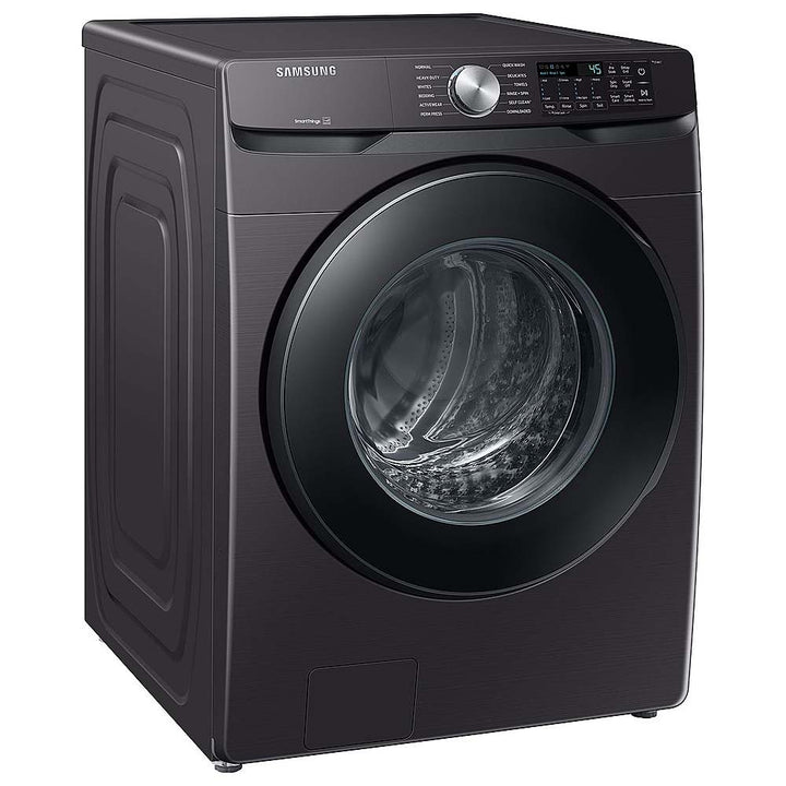 Samsung - 5.1 Cu. Ft. High-Efficiency Stackable Smart Front Load Washer with Vibration Reduction Technology+ - Brushed Black_11