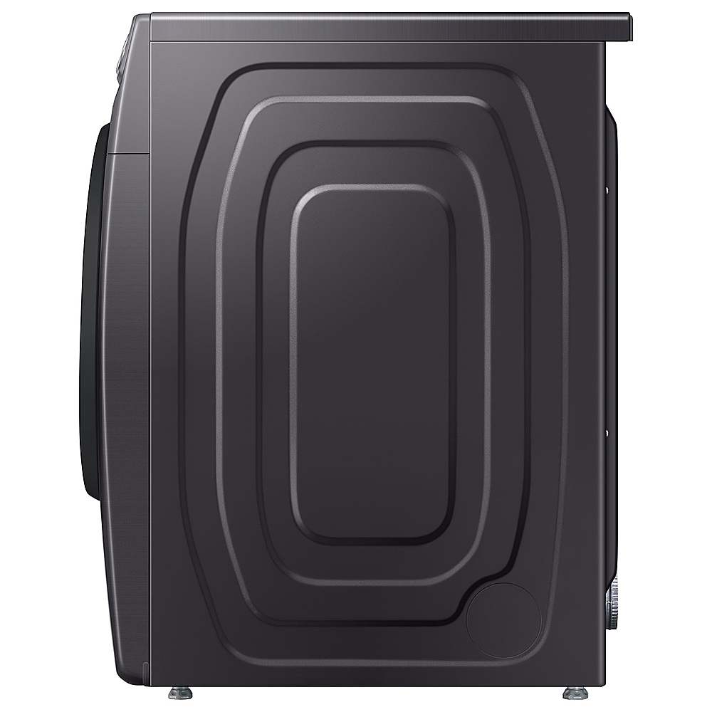 Samsung - 7.5 Cu. Ft. Stackable Smart Electric Dryer with Sensor Dry - Brushed Black_3