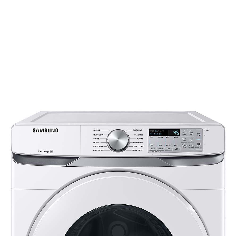 Samsung - 5.1 Cu. Ft. High-Efficiency Stackable Smart Front Load Washer with Vibration Reduction Technology+ - White_11