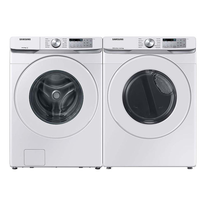 Samsung - 5.1 Cu. Ft. High-Efficiency Stackable Smart Front Load Washer with Vibration Reduction Technology+ - White_8