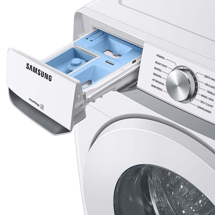 Samsung - 5.1 Cu. Ft. High-Efficiency Stackable Smart Front Load Washer with Vibration Reduction Technology+ - White_6