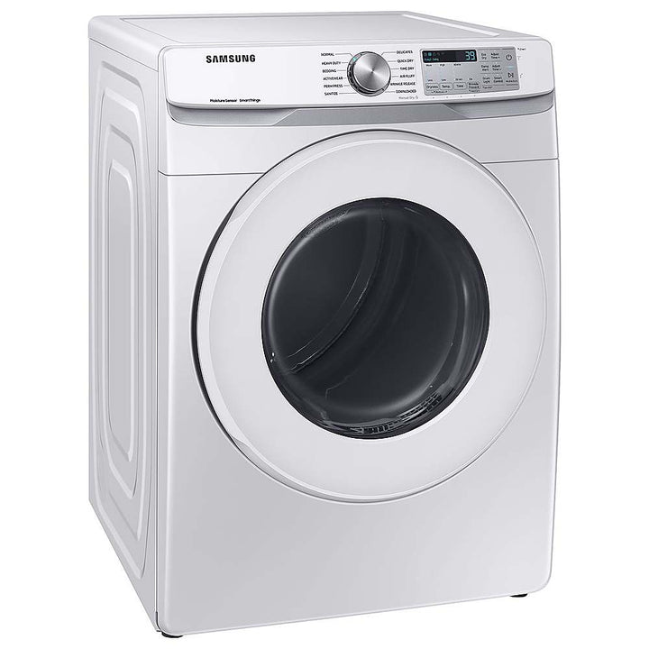 Samsung - 7.5 Cu. Ft. Stackable Smart Electric Dryer with Sensor Dry - White_10