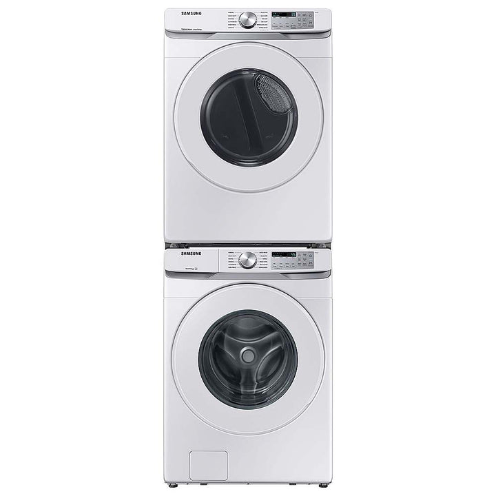 Samsung - 7.5 Cu. Ft. Stackable Smart Electric Dryer with Sensor Dry - White_7