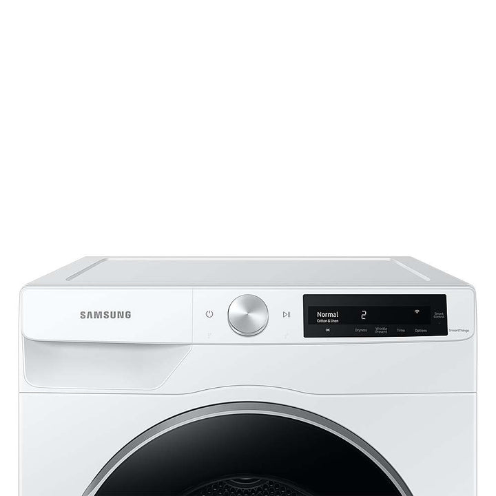 Samsung - 4.0 Cu. Ft. Stackable Smart Electric Dryer with Ventless Heat Pump - White_9