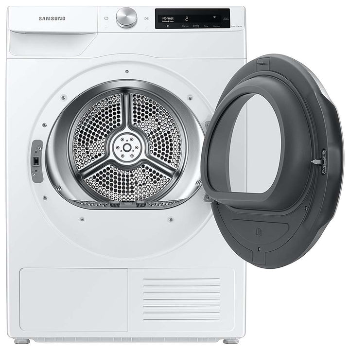 Samsung - 4.0 Cu. Ft. Stackable Smart Electric Dryer with Ventless Heat Pump - White_7