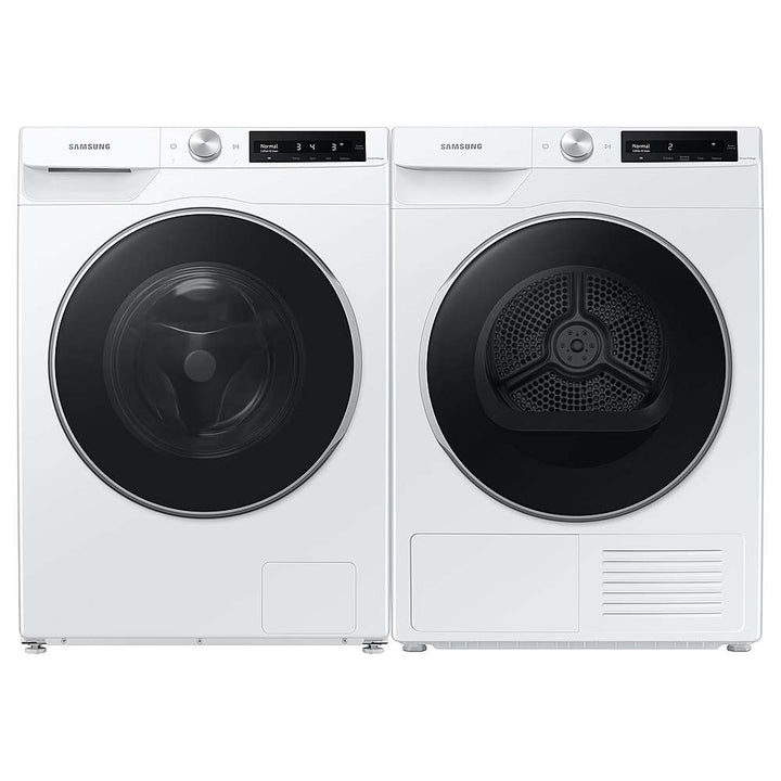 Samsung - 4.0 Cu. Ft. Stackable Smart Electric Dryer with Ventless Heat Pump - White_5