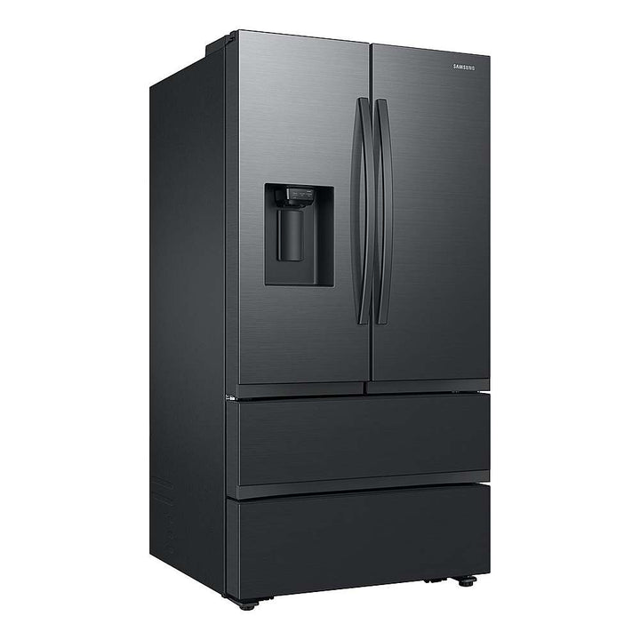 Samsung - 30 cu. ft. 4-Door French Door Smart Refrigerator with Four Types of Ice - Fingerprint Resistant Matte Black Steel_7