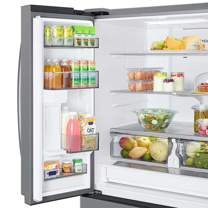 Samsung - 31 cu. ft. 4-Door French Door Smart Refrigerator with Dual Auto Ice Maker - Stainless Steel_2