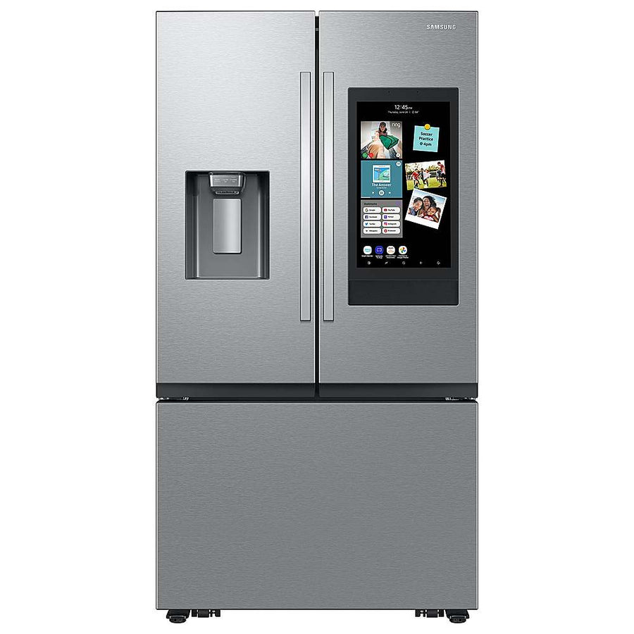 Samsung - 30 cu. ft. 3-Door French Door Smart Refrigerator with Family Hub - Stainless Steel_0