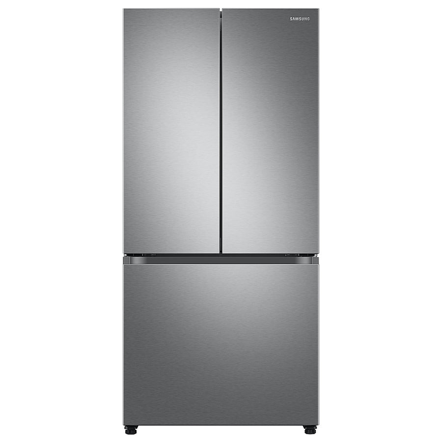 Samsung - 25 cu. ft. 3-Door French Door Smart Refrigerator with Beverage Center - Stainless Steel_0