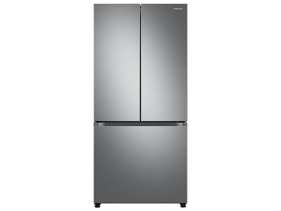 Samsung - 25 cu. ft. 3-Door French Door Smart Refrigerator with Dual Auto Ice Maker - Stainless Steel_0