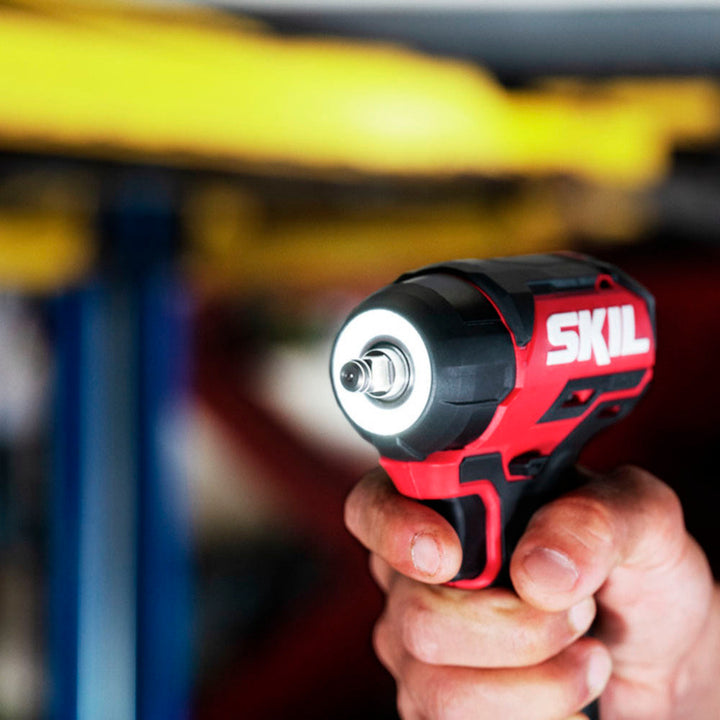 SKIL PWR CORE 20™ Brushless 20V 3/8 IN. Compact Impact Wrench Kit - Black/Red_2