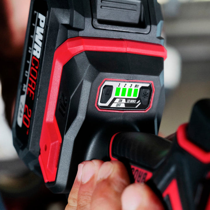 SKIL PWR CORE 20™ Brushless 20V 3/8 IN. Compact Impact Wrench Kit - Black/Red_6