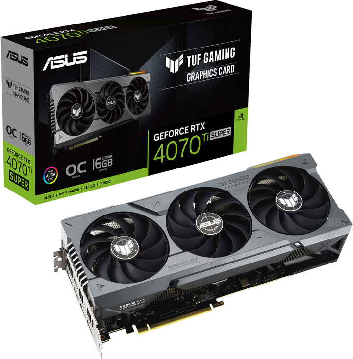 ASUS - TUF Gaming NVIDIA GeForce RTX 4070 Ti SUPER Overclock 16GB GDDR6X PCI Express 4.0 Graphics Card - Black_2