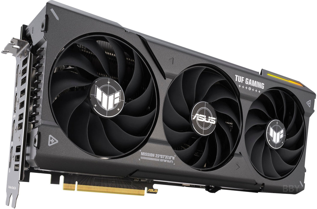 ASUS - TUF Gaming NVIDIA GeForce RTX 4070 SUPER Overclock 12GB GDDR6X PCI Express 4.0 Graphics Card - Black_1