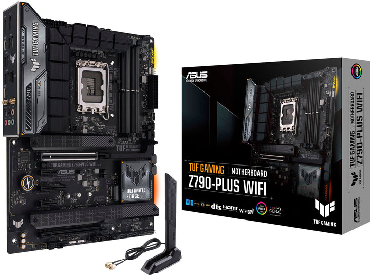 ASUS - TUF GAMING Z790-PLUS WIFI (Socket LGA 1700) USB 3.2 Intel ATX Gaming Motherboard - Black_2