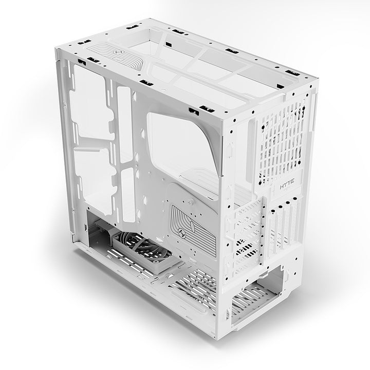 HYTE - Y40 ATX Mid-Tower Case with PCIe 4.0 Riser Cable - White/White_3