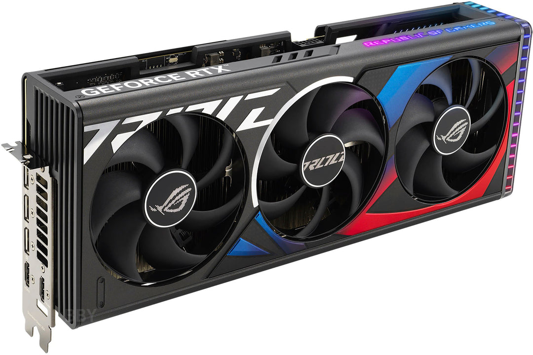 ASUS -  ROG Strix NVIDIA GeForce RTX 4080 SUPER Overclocked 16GB GDDR6X PCI Express 4.0 Strix Graphics Card - Black_1