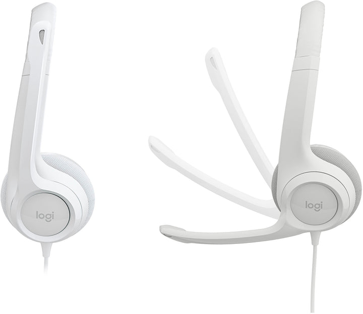 Logitech - H390 Wired USB On-Ear Stereo Headphones - Off-White_2
