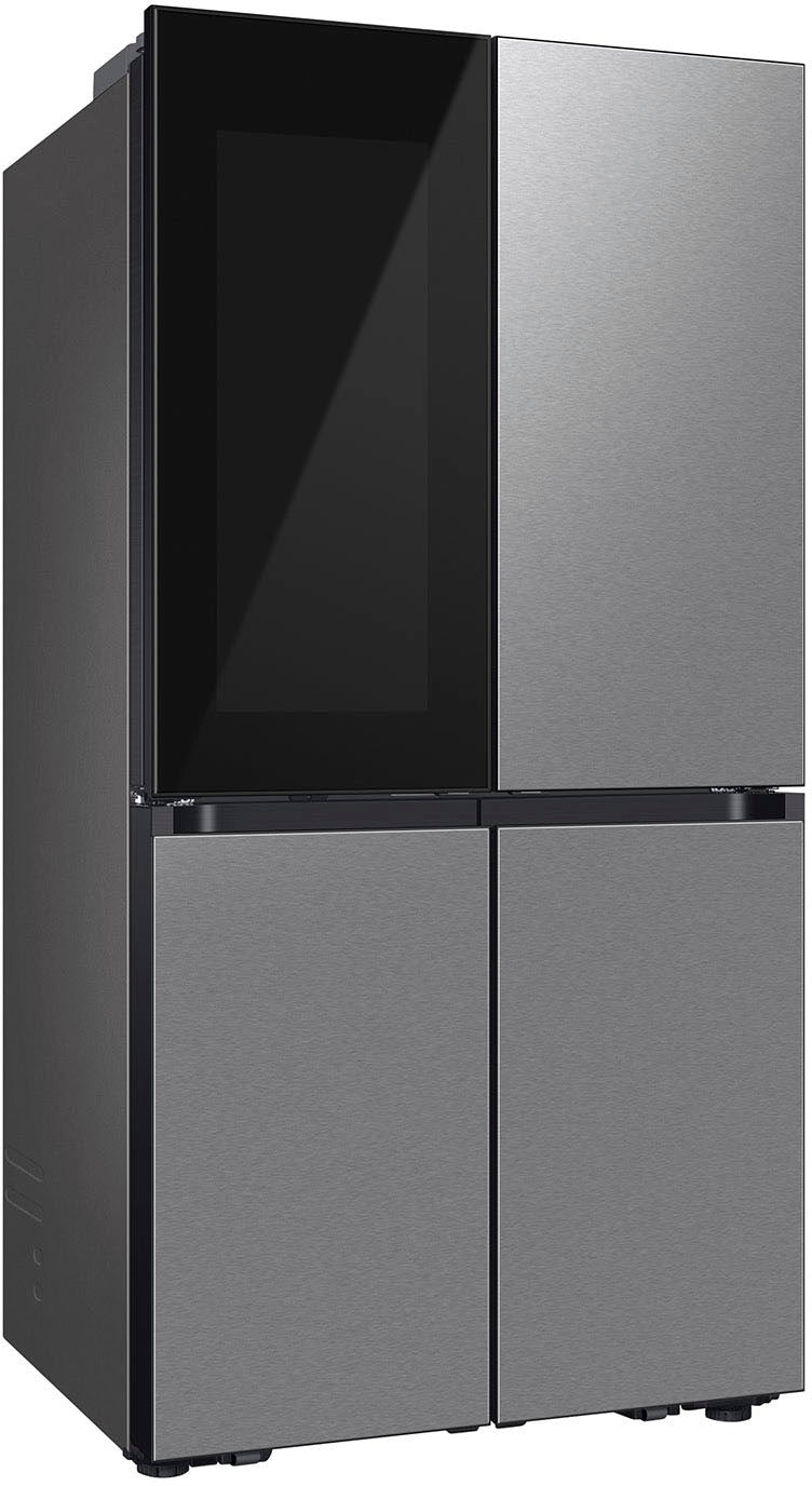 Samsung - Bespoke 29 Cu. Ft. 4-Door Flex French Door Refrigerator with Beverage Zone and Auto Open Door - Stainless Steel_3