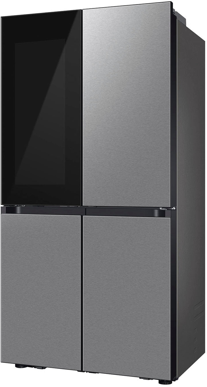Samsung - Bespoke 23 Cu. Ft. 4-Door Flex French Door Counter Depth Refrigerator with Beverage Zone and Auto Open Door - Stainless Steel_4