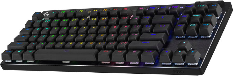 Logitech - PRO X TKL LIGHTSPEED Wireless Mechanical Clicky Switch Gaming Keyboard with LIGHTSYNC RGB - Black_0