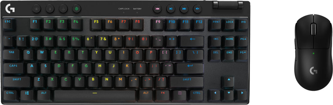 Logitech - PRO X TKL LIGHTSPEED Wireless Mechanical Clicky Switch Gaming Keyboard with LIGHTSYNC RGB - Black_4