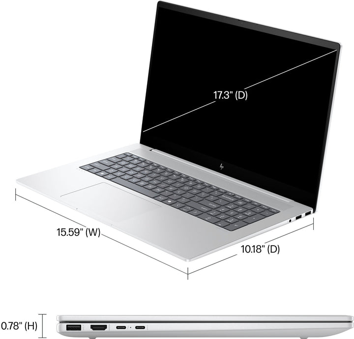 HP - Envy 17.3" Full HD Touch-Screen Laptop - Intel Core Ultra 7 - 16GB Memory - 1TB SSD - Glacier Silver_3
