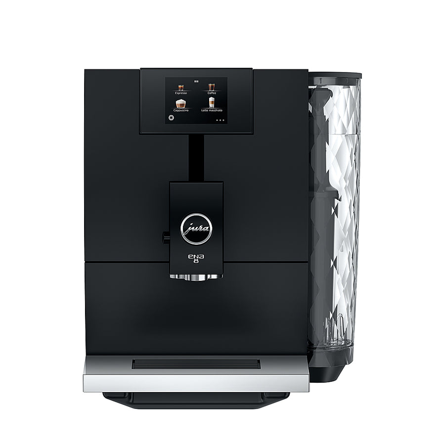 Jura - ENA 8 Touchscreen Automatic Coffee Machine with 15 Coffee Specialty Drinks - Full Metropolitan Black_0