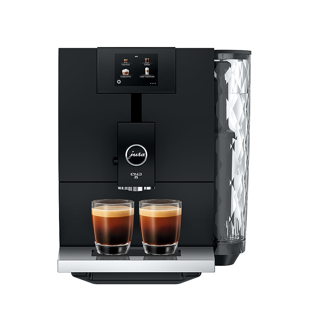 Jura - ENA 8 Touchscreen Automatic Coffee Machine with 15 Coffee Specialty Drinks - Full Metropolitan Black_8