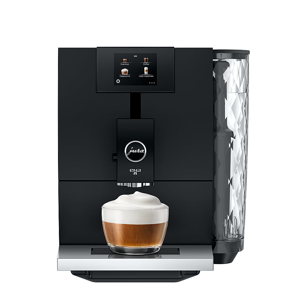 Jura - ENA 8 Touchscreen Automatic Coffee Machine with 15 Coffee Specialty Drinks - Full Metropolitan Black_7