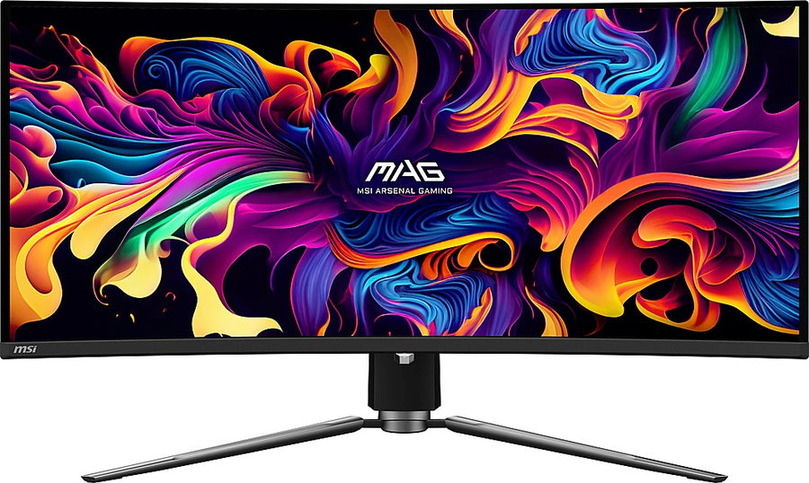 MSI - MAG 341CQP QD-OLED 34" OLED Curved Ultrawide QHD FreeSync Premium Monitor  (DisplayPort, HDMI,USB) - Black_0