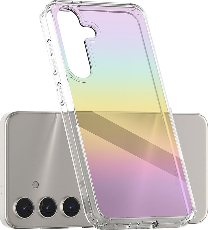 SaharaCase - Hybrid-Flex Hard Shell Series Case for Samsung Galaxy S24 - Transparent Gradient_7