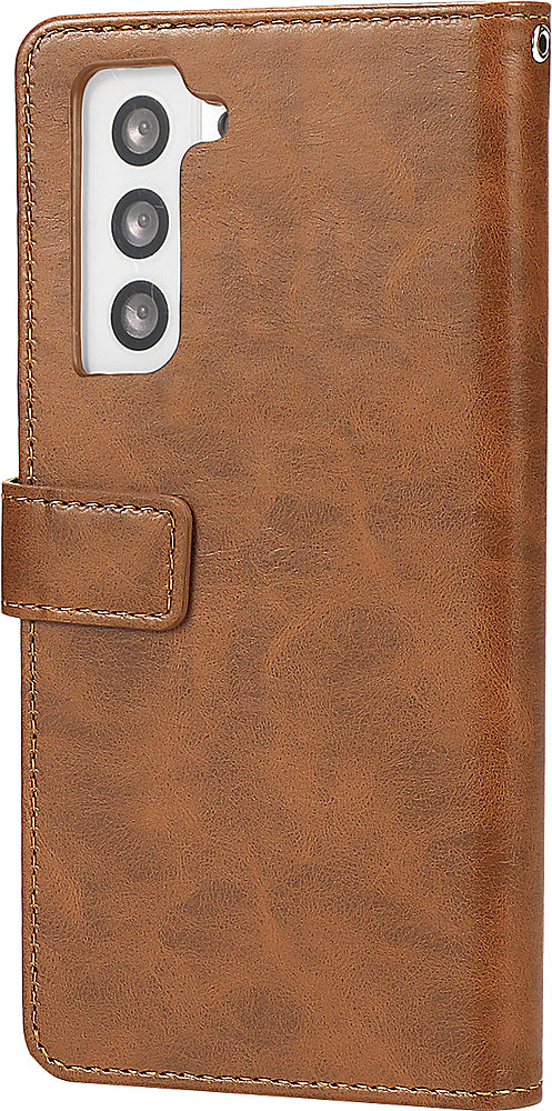 SaharaCase - Folio Wallet Case for Samsung Galaxy S24 - Brown_5