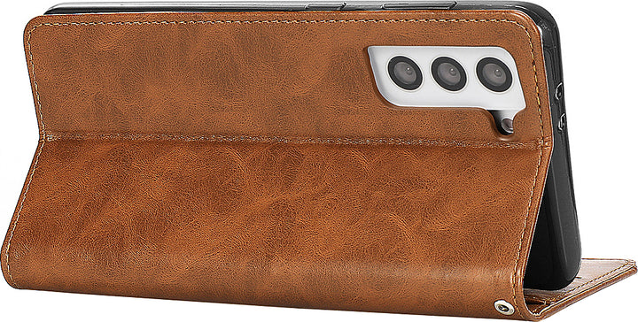 SaharaCase - Folio Wallet Case for Samsung Galaxy S24 - Brown_4