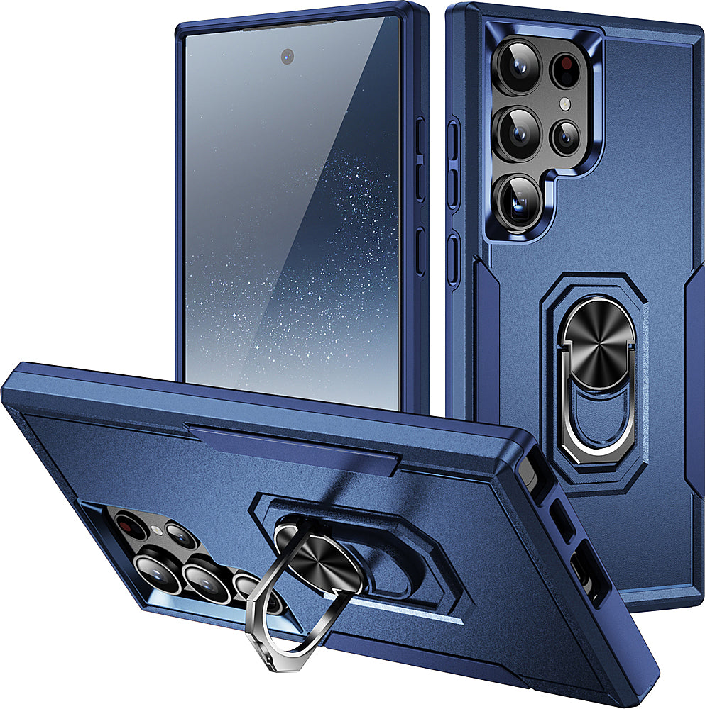 SaharaCase - ArmorPro Kickstand Case for Samsung Galaxy S24 Ultra - Navy Blue_7