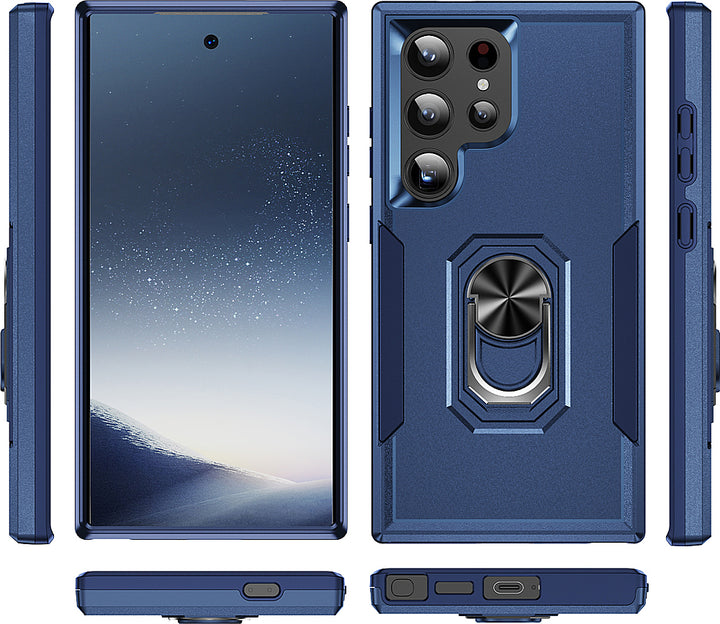 SaharaCase - ArmorPro Kickstand Case for Samsung Galaxy S24 Ultra - Navy Blue_5