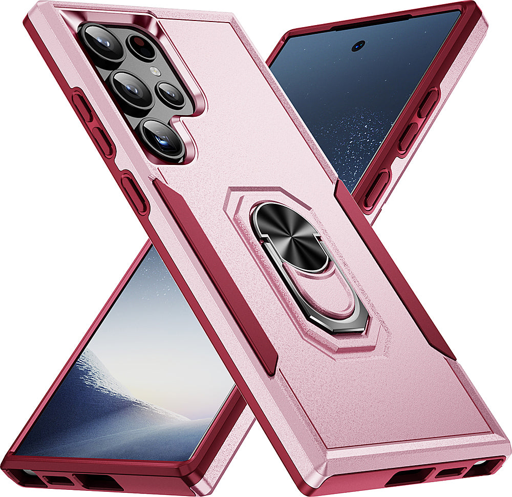 SaharaCase - ArmorPro Kickstand Case for Samsung Galaxy S24 Ultra - Wild Pink_7
