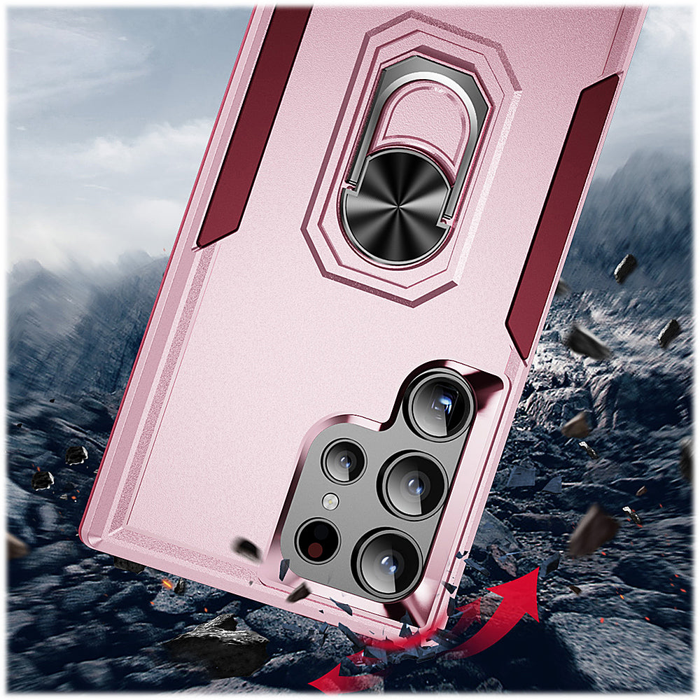SaharaCase - ArmorPro Kickstand Case for Samsung Galaxy S24 Ultra - Wild Pink_2