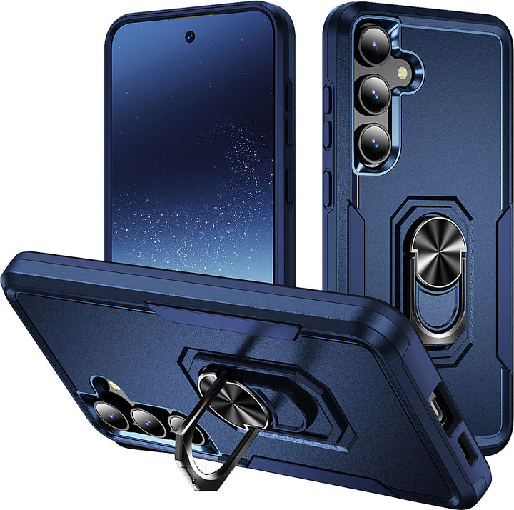 SaharaCase - ArmorPro Kickstand Case for Samsung Galaxy S24+ - Navy Blue_8