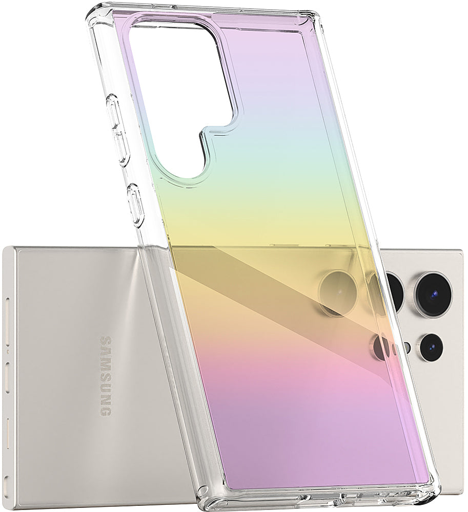 SaharaCase - Hybrid-Flex Hard Shell Series Case for Samsung Galaxy S24 Ultra - Transparent Gradient_6