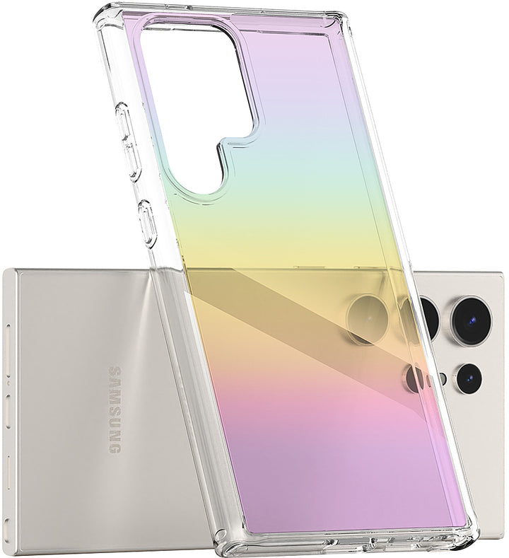 SaharaCase - Hybrid-Flex Hard Shell Series Case for Samsung Galaxy S24 Ultra - Transparent Gradient_6