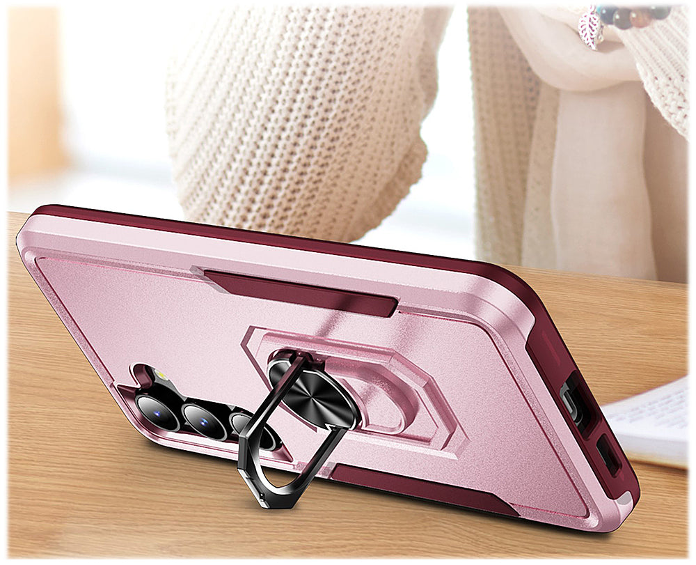 SaharaCase - ArmorPro Kickstand Case for Samsung Galaxy S24 - Wild Pink_1