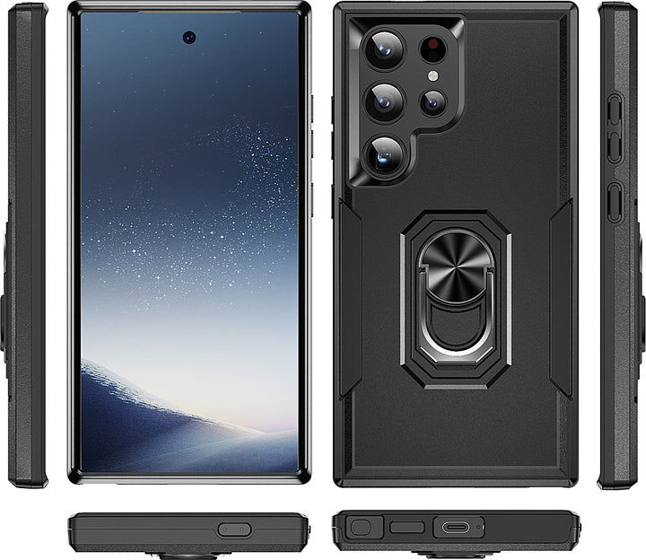SaharaCase - ArmorPro Kickstand Case for Samsung Galaxy S24 Ultra - Scorpion Black_5