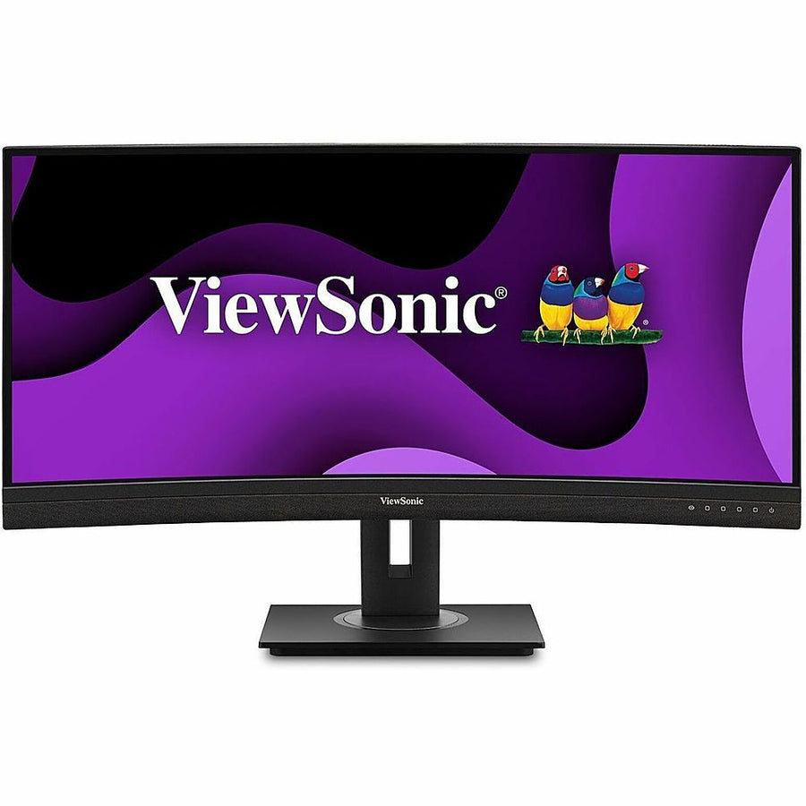 ViewSonic - VG3456C 34" IPS LCD Curved UWQHD 60Hz Monitor (HDMI, DP, USB-C) - Black_0