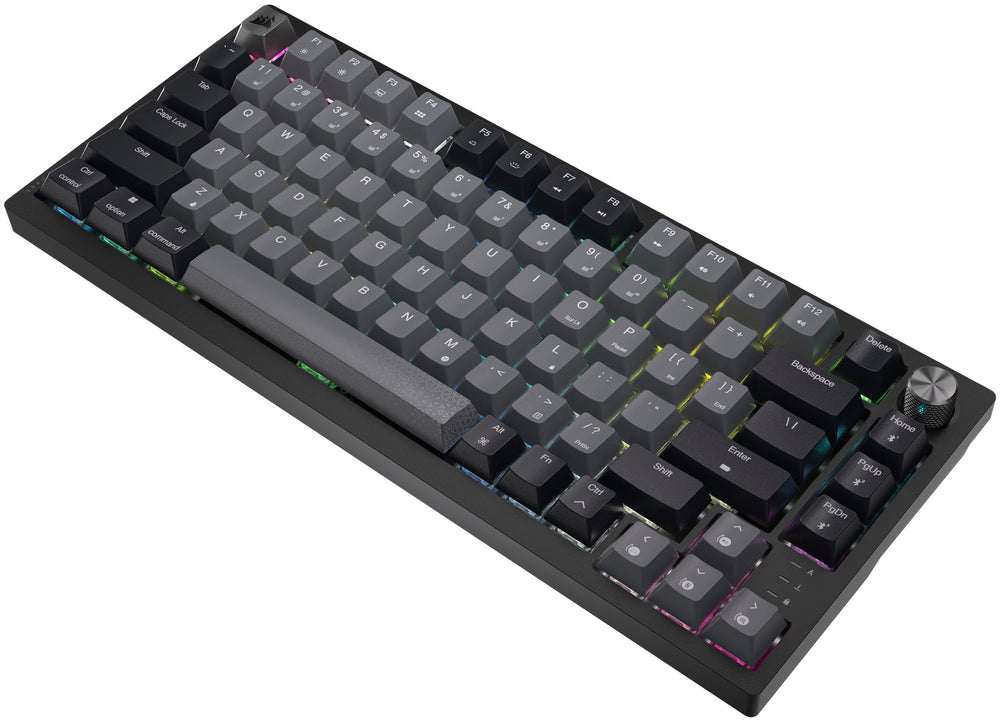 CORSAIR - K65 PLUS WIRELESS 75% RGB Mechanical Gaming Keyboard - Black/Gray_1